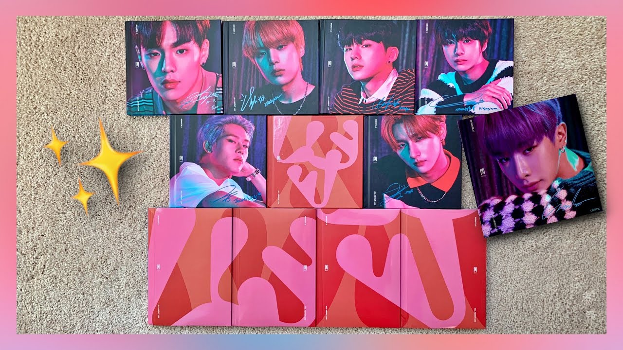 🤔💖A VERY Confused Unboxing of Monsta X 1st English Album All About Luv (All 11 Versions)