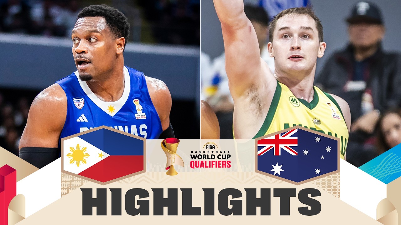 Philippines 🇵🇭 v Australia 🇦🇺 | Highlights | FIBA Basketball World Cup 2027 Asian Qualifiers