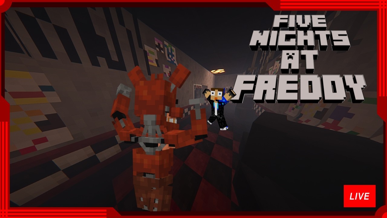 sobreviví UNA NOCHE en Minecraft con el Mod de Five Nights at Freddy’s