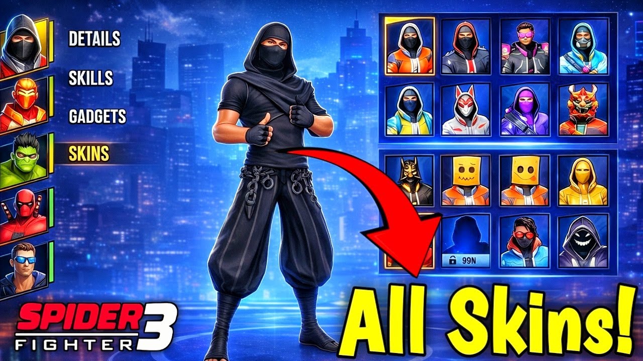 “Every Spider-Man Suit in Spider Fighter 3 😳” 