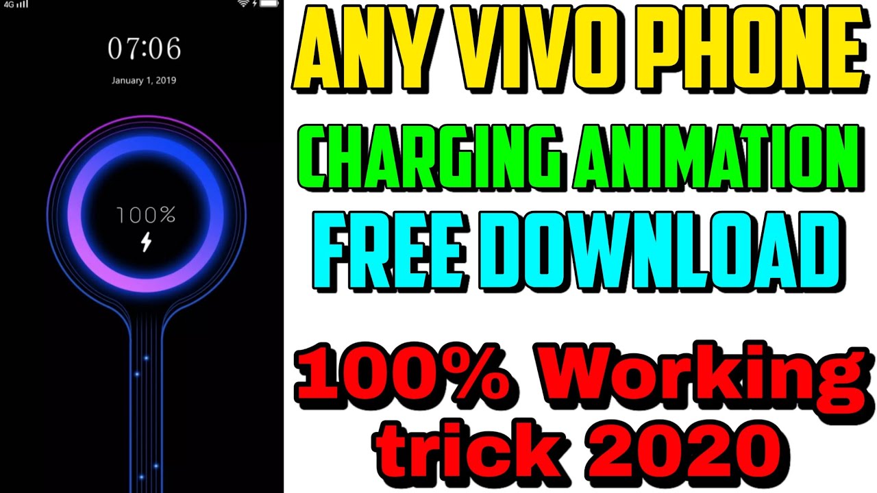 🔥🔥Vivo Charging Animation Theme Free Download | Vivo Charging Animation Any Vivo Phone Work This