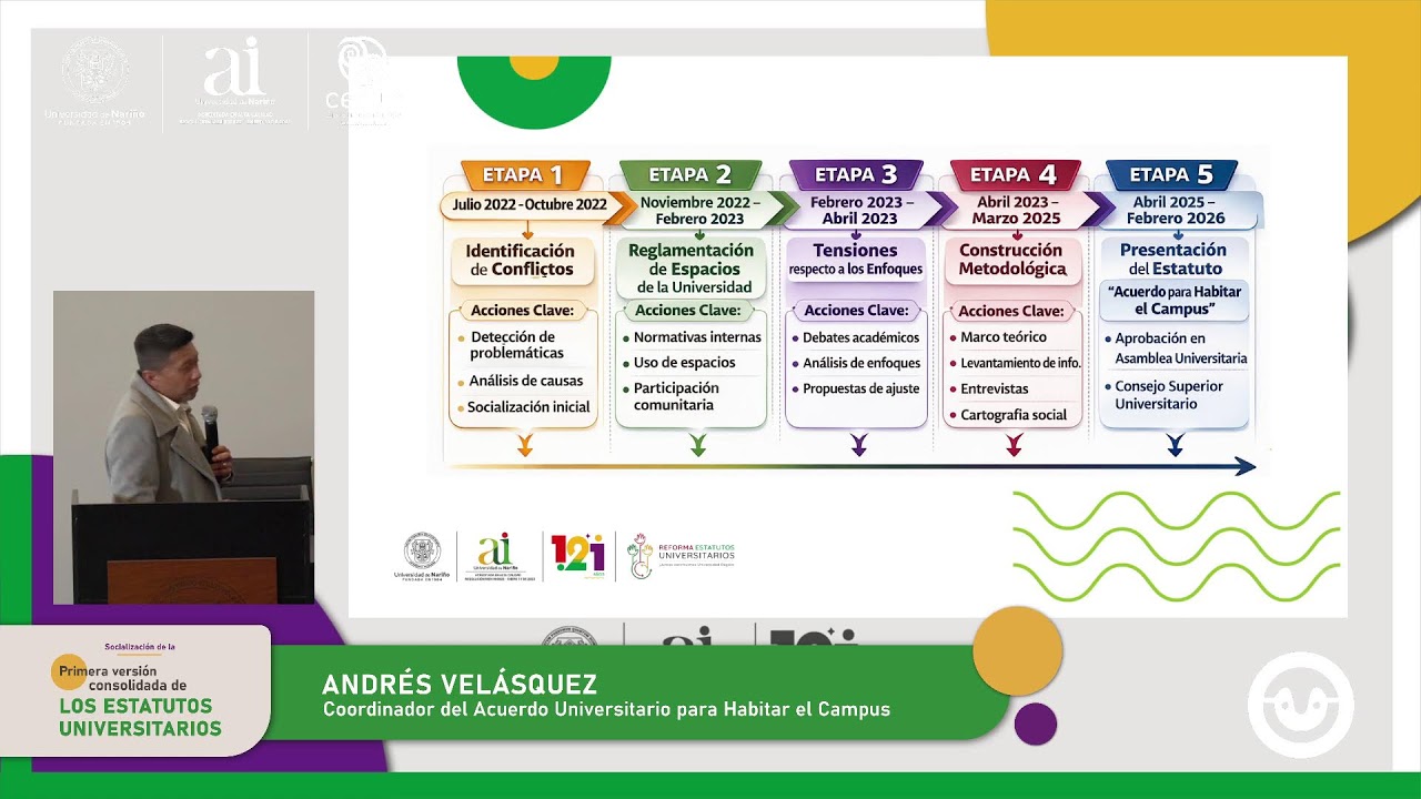 SOCIALIZACIÓN DE LA PRIMERA VERSIÓN CONSOLIDADA DE LOS ESTATUTOS UNIVERSITARIOS 2026 UDENAR