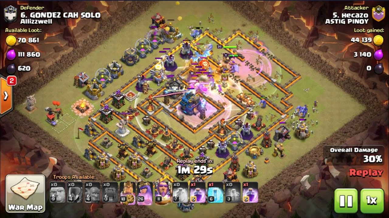 TownHall12 Bowlers+Giants+Witches 3star attack || BOWITCH