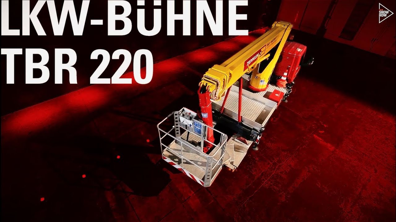 Bedienungsanleitung LKW-Bühne TBR 220 – Zeppelin Rental SHOW HOW