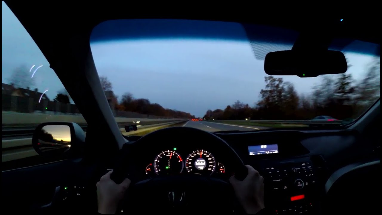 POV night drive Honda Accord 2.4i (CU2) *Pure K24 Sound*