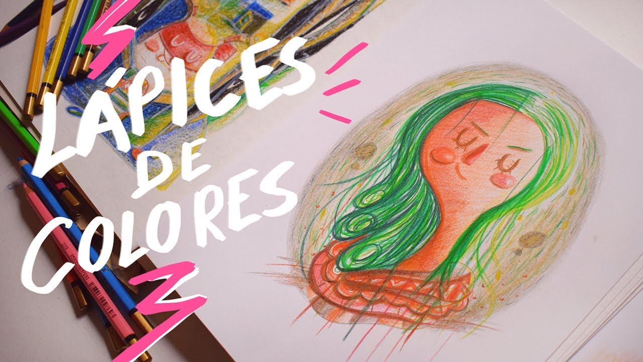 ¿Cómo pintar con lápices de colores?-Andreaga