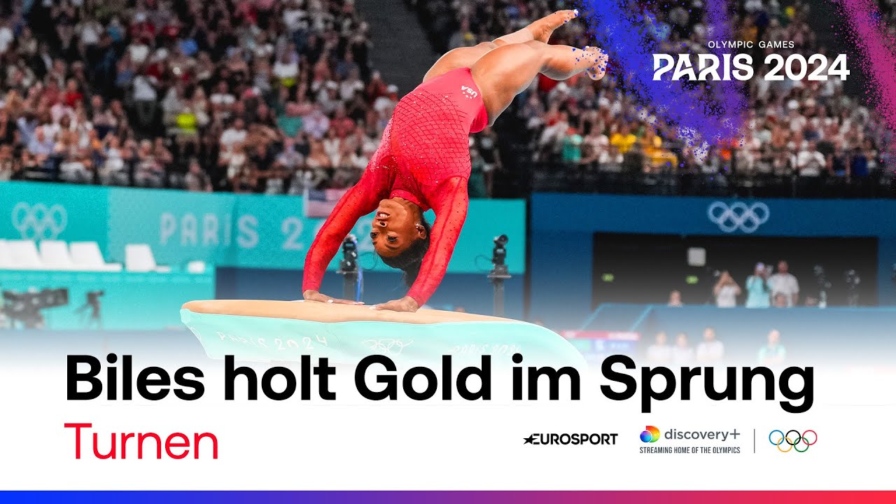 Biles mit fulminanter Flugshow im Sprung zu Gold | Olympia 2024 in Paris | Turnen