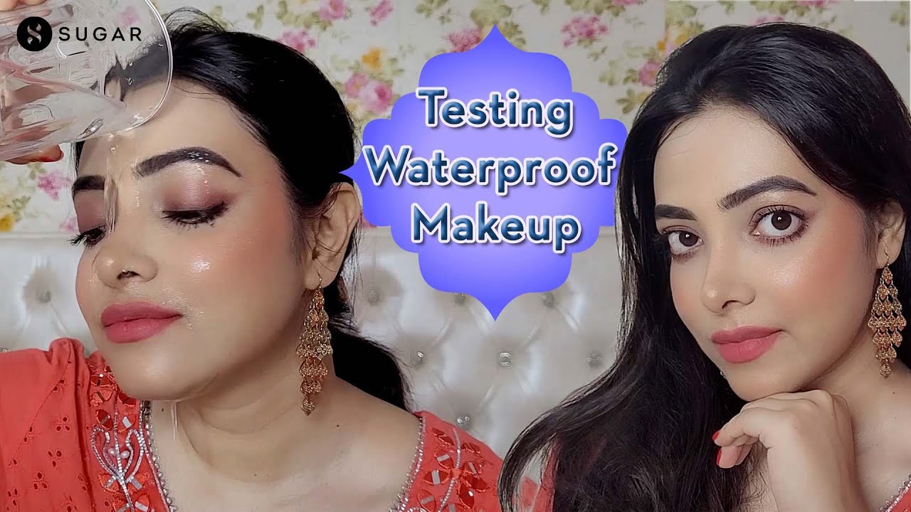 Waterproof Makeup - Testing if it works or not😱😍 | SUGAR Cosmetics