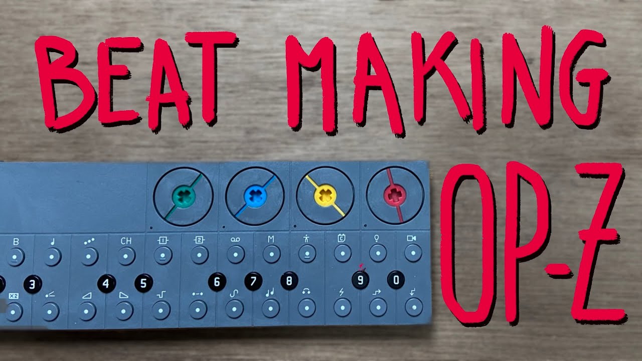 quick HIP HOP beat making // OP-Z