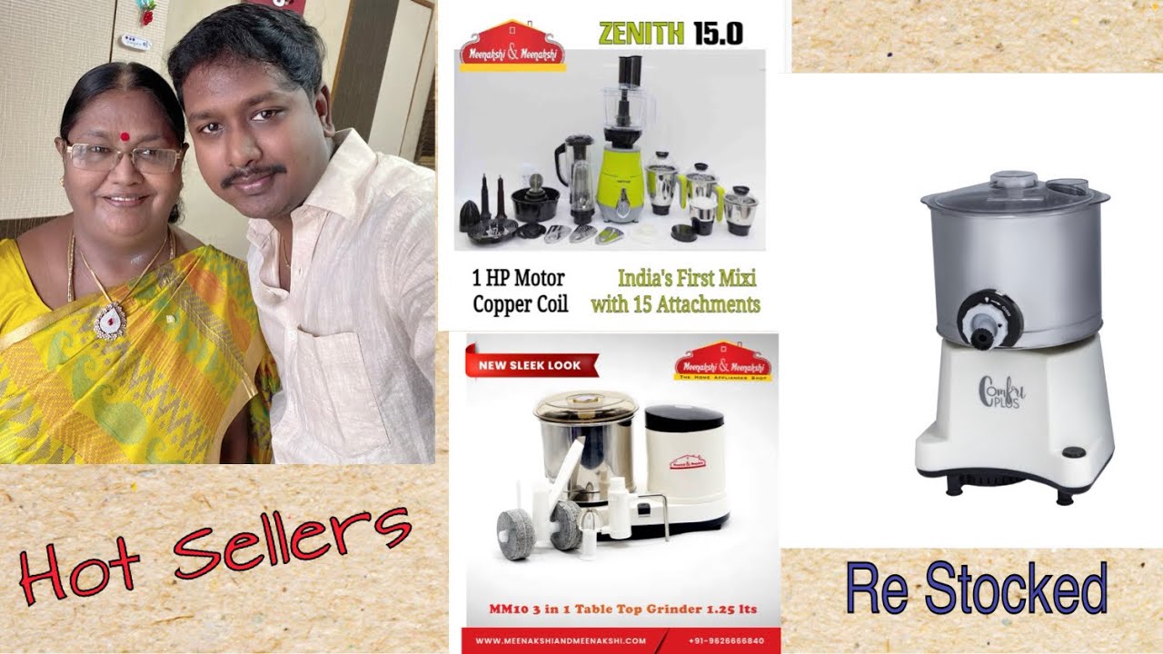 Hot Sellers /Zenith 15.0 / Comfort plus grinder / MM10 grinder all are restocked at old price ₹