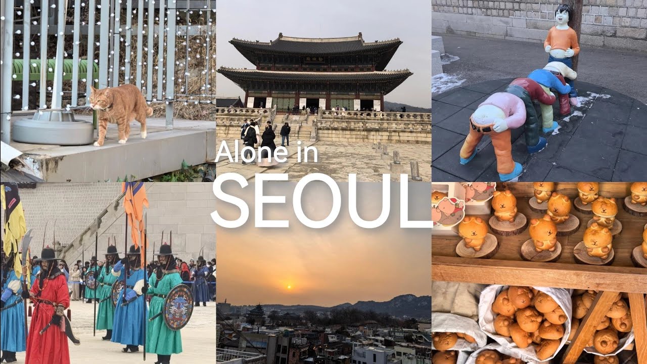 I traveled to Seoul alone | no talking vlog (2026)