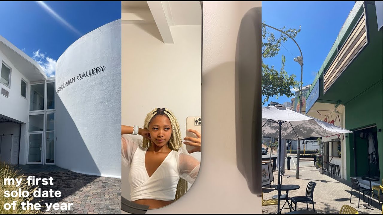 my first SOLO date of the year ! :) ft. art gallery & lunch | goodman gallery, rosebank