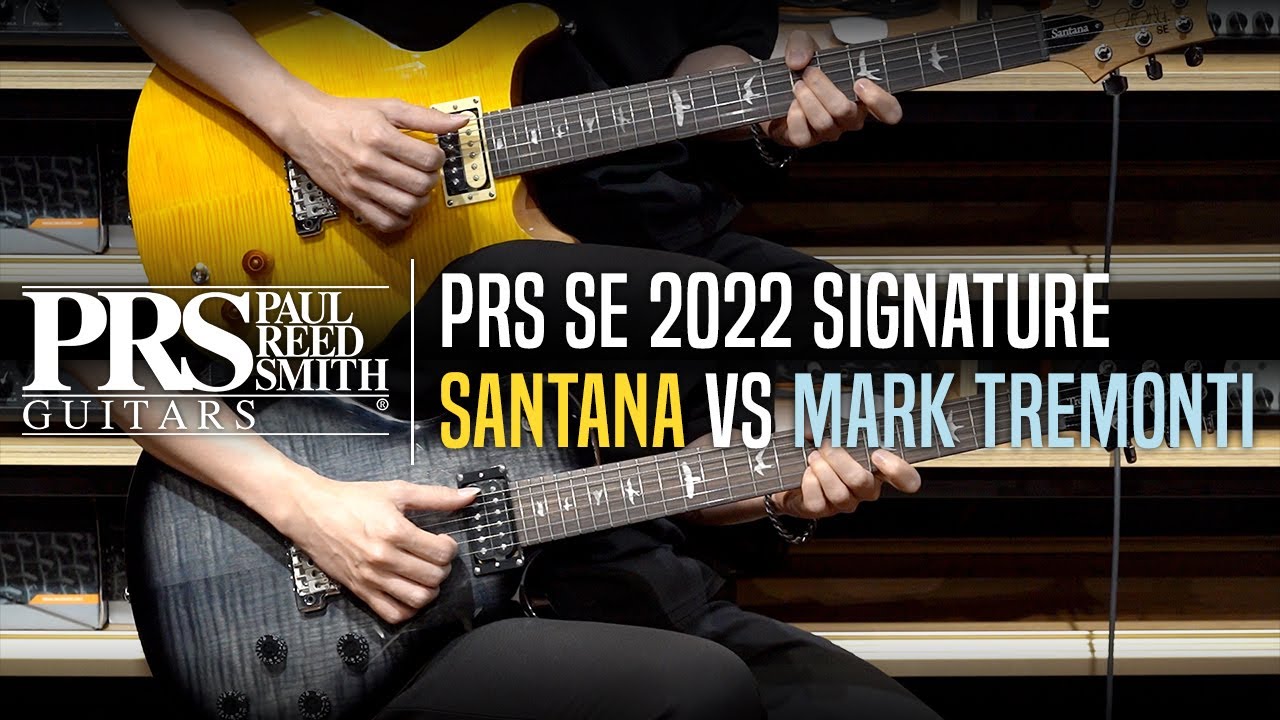 PRS SE 2022 Model Santana VS Mark Tremonti Signature Review (No Talking)