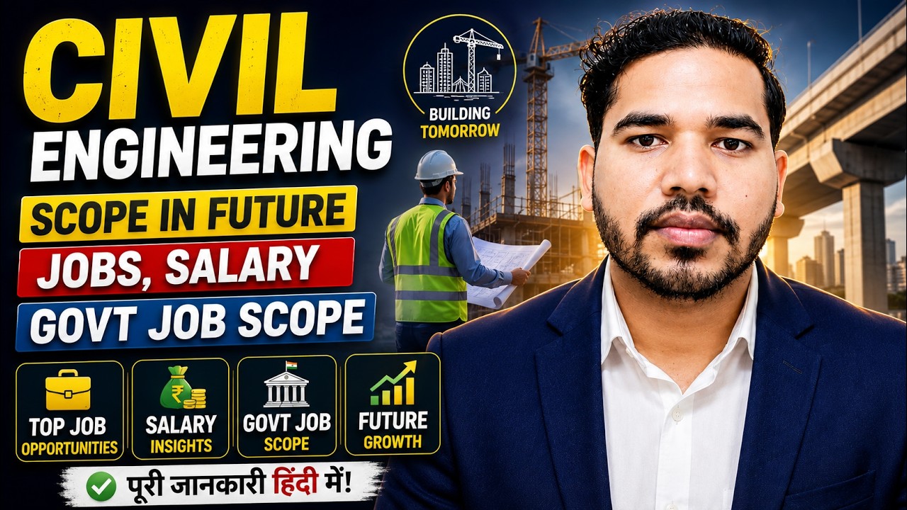 Civil Engineering Scope in Future 2026 | Jobs, Salary, Govt Job Scope