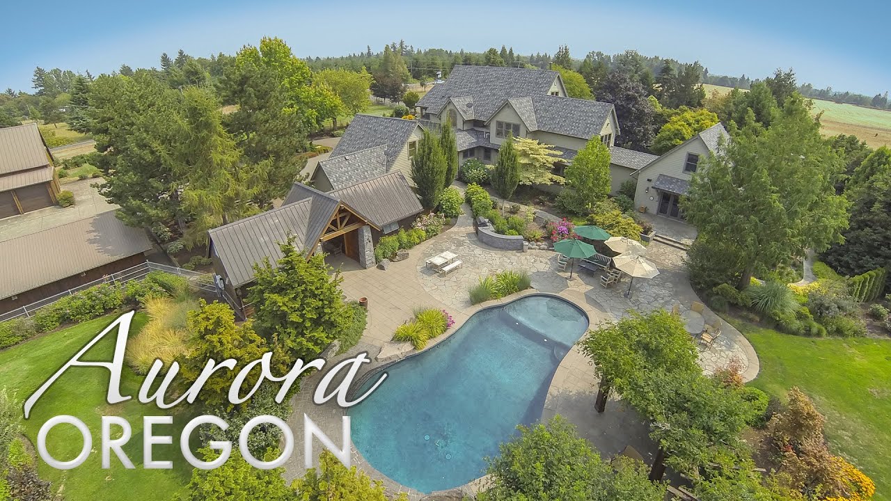 25355 NE Glass Rd Aurora Oregon Luxury Estate for sale