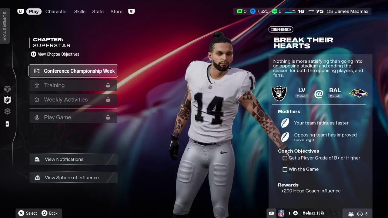 Madden 26 superstar mode