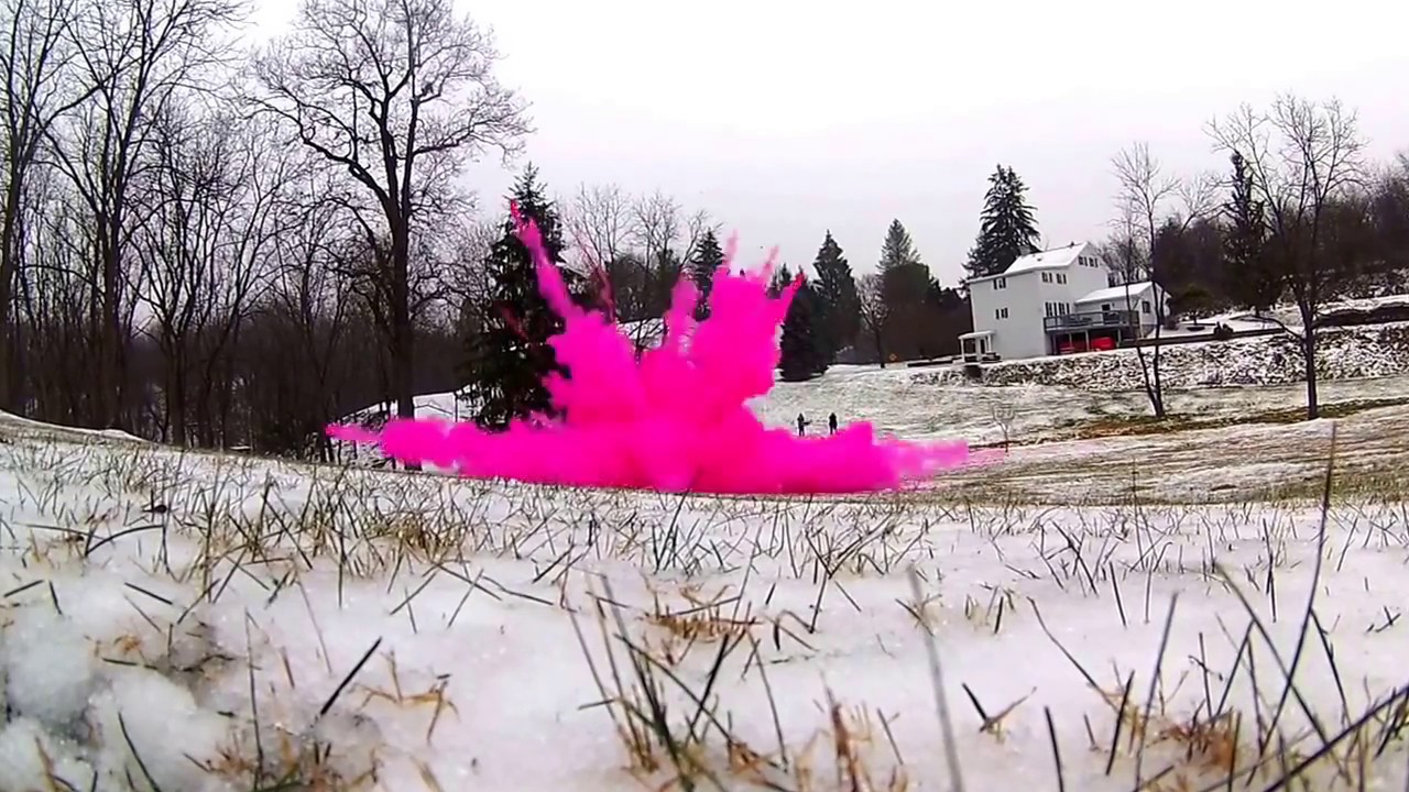 Tannerite baby reveal.