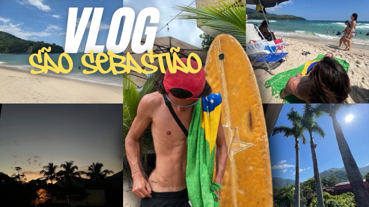 VLOG de viagem | arrumando as malas, praia, restaurantes no Litoral de São Sebastião 🐚🌊🏝️