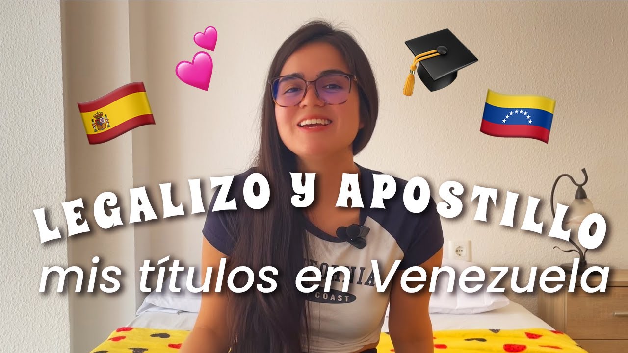 Legalice y apostille mis titulos en Venezuela💕🎓SIN GESTORES