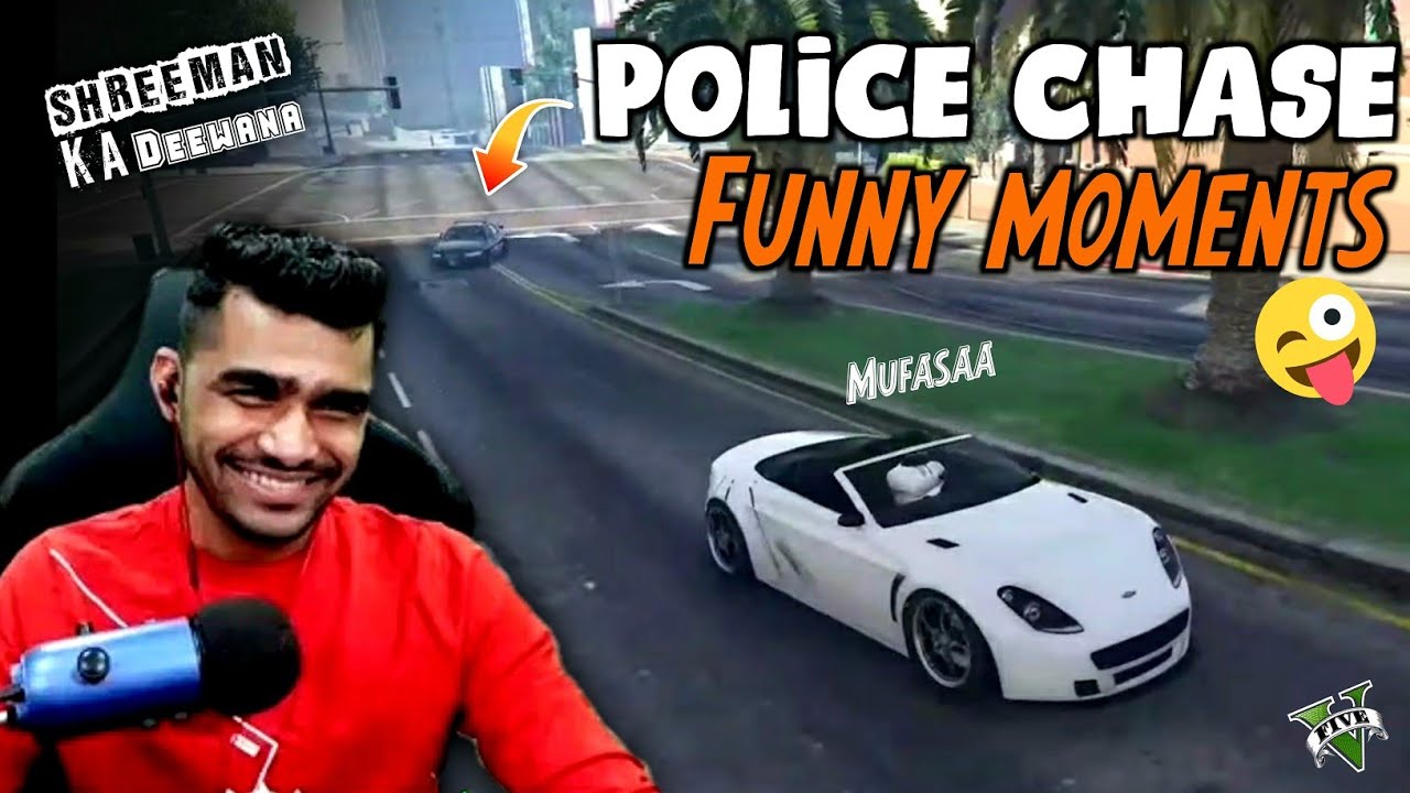 Mufa के पीछे लगी Police 🤣 | Police Chase | shreeman as mufasa funny moments | Gta TLRP