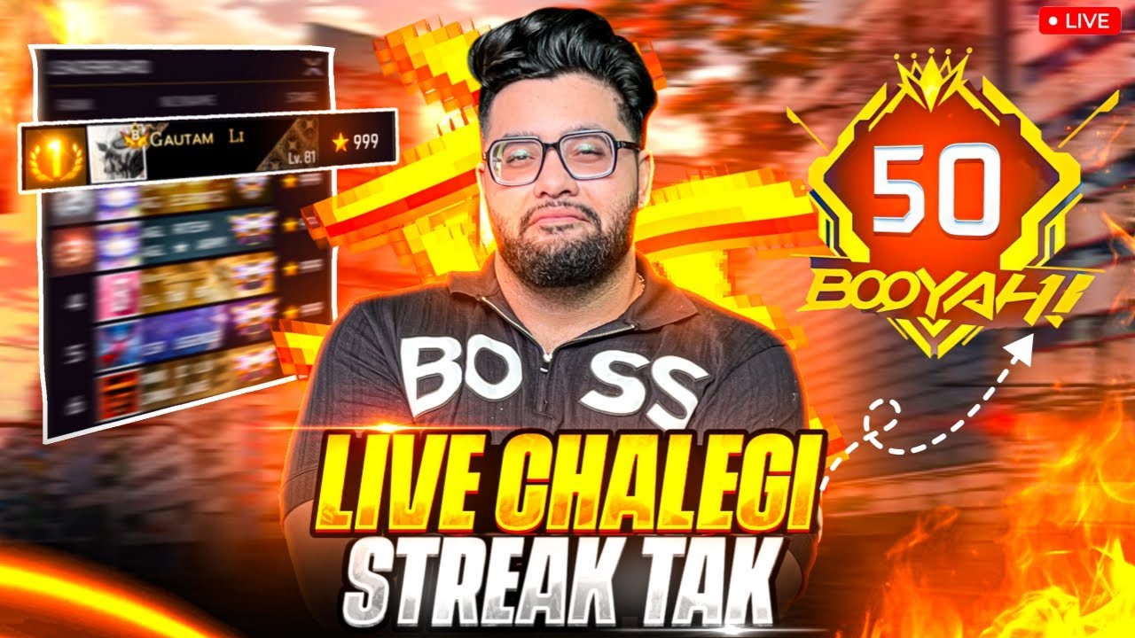 Day-5 OF 60 DAYS REGULAR FREEFIRE 🔴LIVE🔴