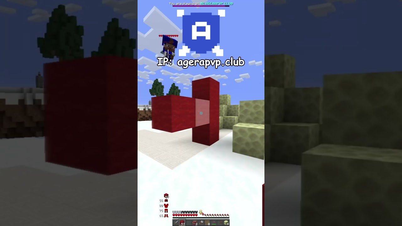 🔥 ОЧЕРЕДНАЯ Дуэль FireballFight на AgeraPVP Club | #minecraft #shorts #asmr #bedwars