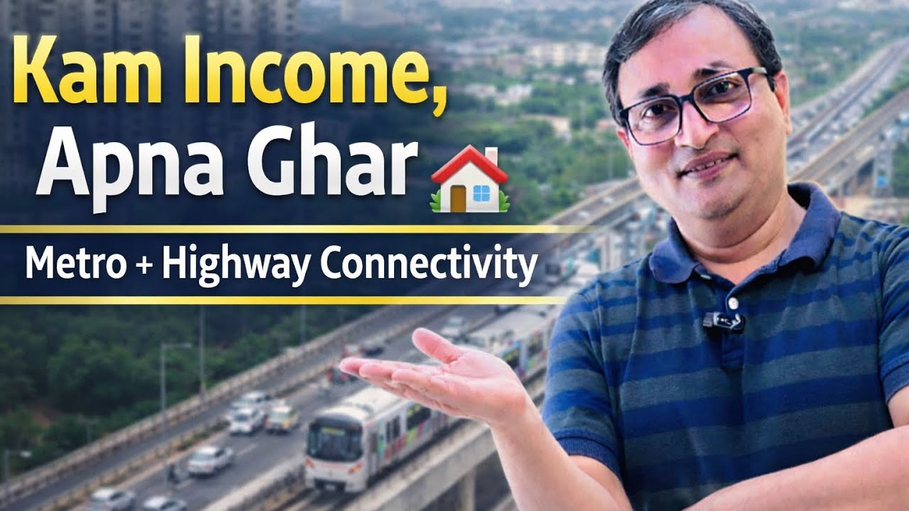 Own your home with EMIs equal to your rentBest location for low-income buyersMetro + Highway conn...