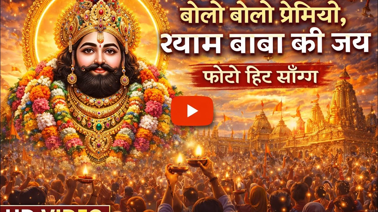 बोलो बोलो प्रेमियों, श्याम बाबा की जय 🙏#khatushyamji ।@Khusboo4567 