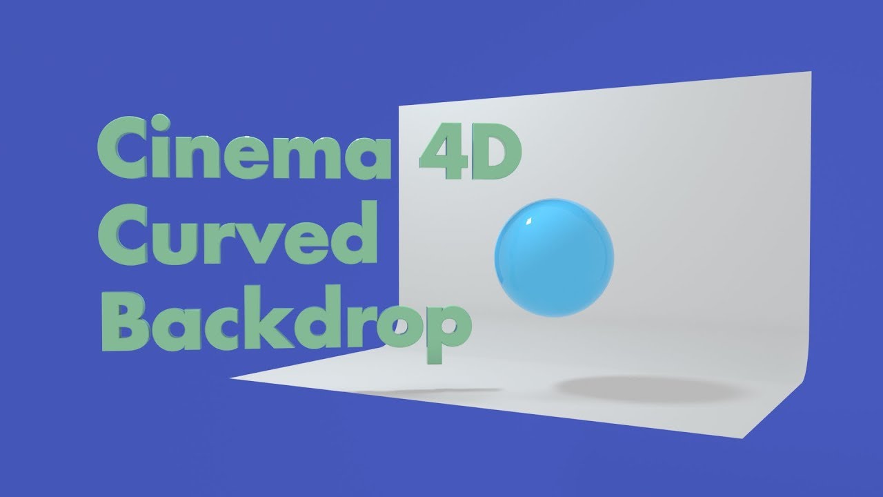 Curved Backdrop in Cinema 4D Tutorial