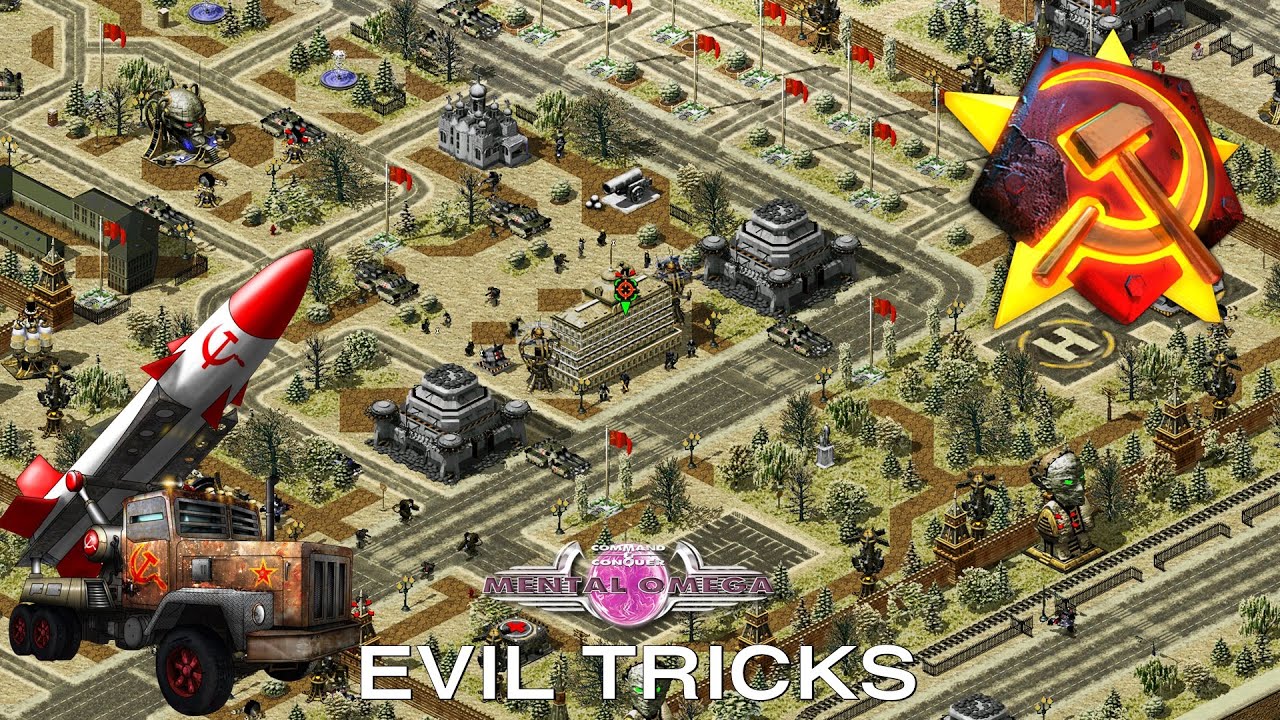 Red Alert 2 | Mental Omega 3.3.6 - Soviet Fan Mission - Evil Tricks