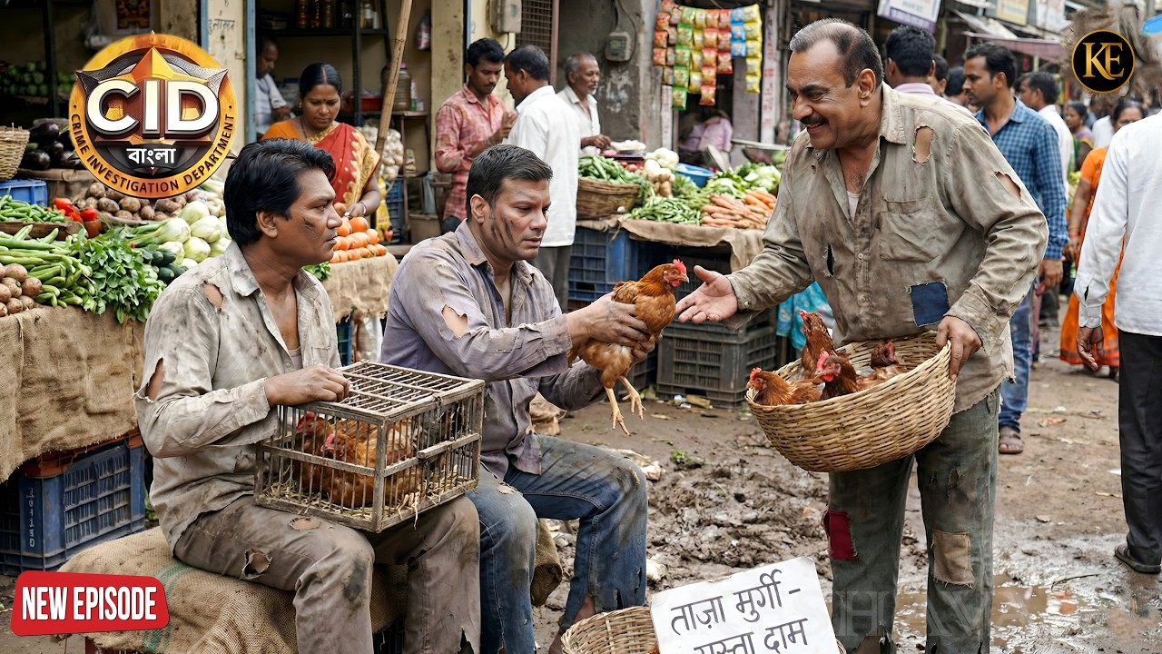 বাজারে খুনির উপর নজর রাখছেন সিআইডি অফিসারে পরিণত মুরগি বিক্রেতারা | সিআইডি বাংলা  || CID || 2026