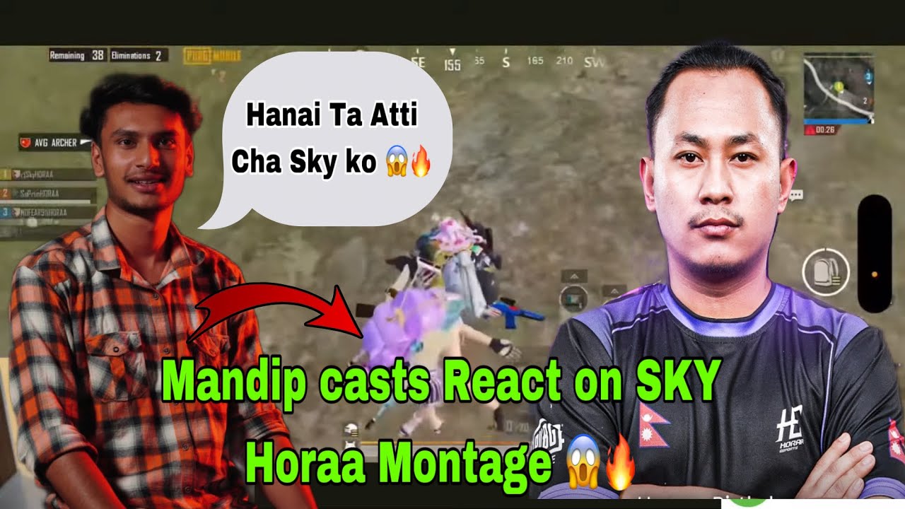 Mandip Casts React On  SKY Horaa Montage 😱!! #anshyt #cr7 #mandipcasts #skyhoraa #mandipyt #horaa