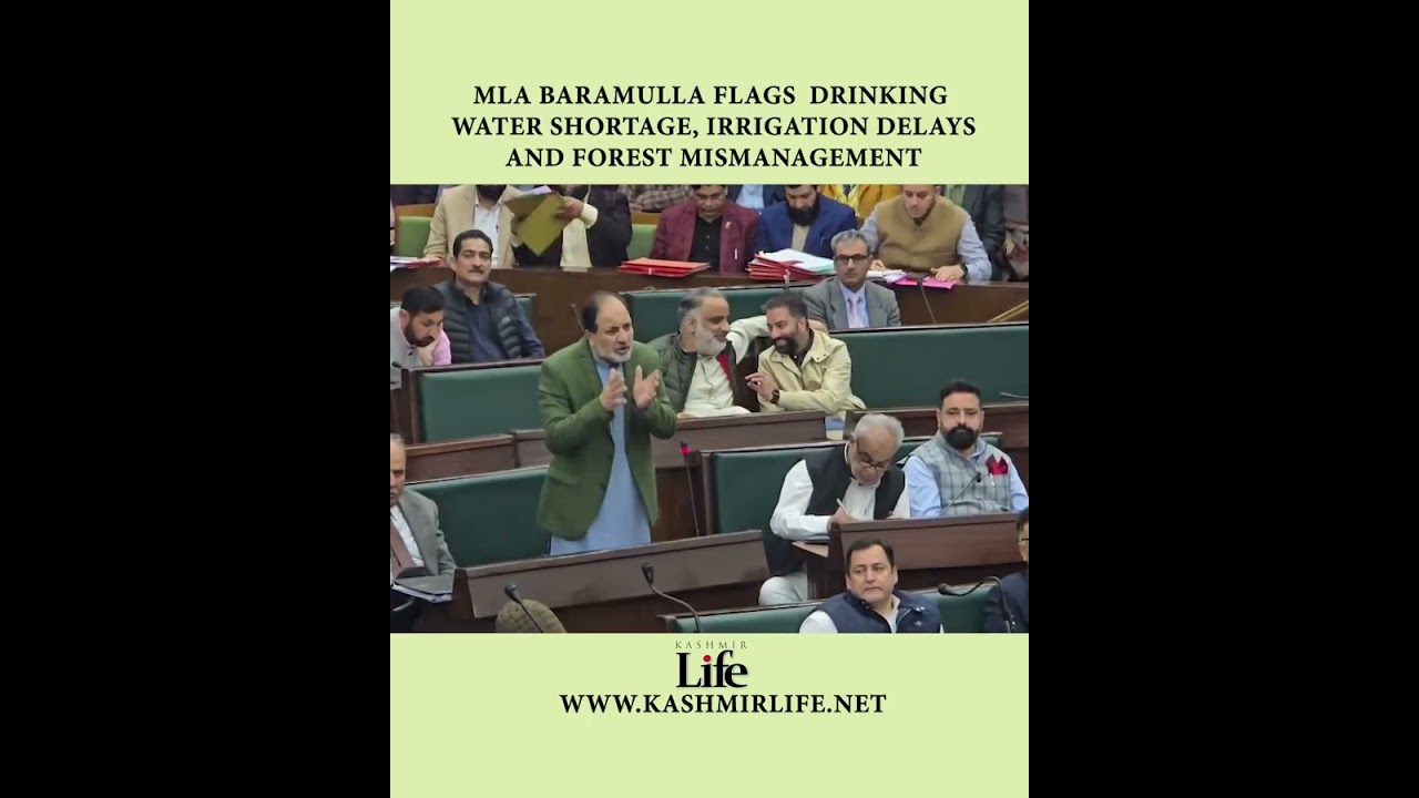 MLA Baramulla Flags Drinking Water Shortage, Irrigation Delays and Forest Mismanagement