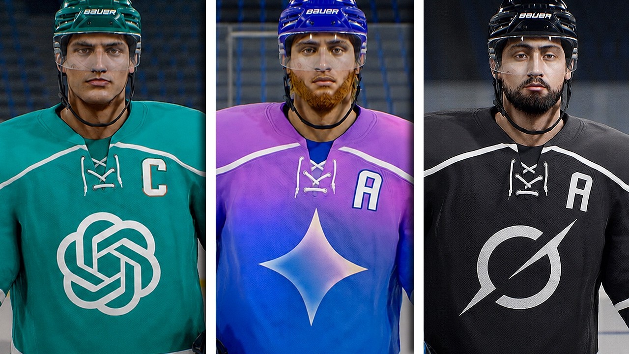 Я использовал ИИ для создания соперничающих суперзвезд NHL