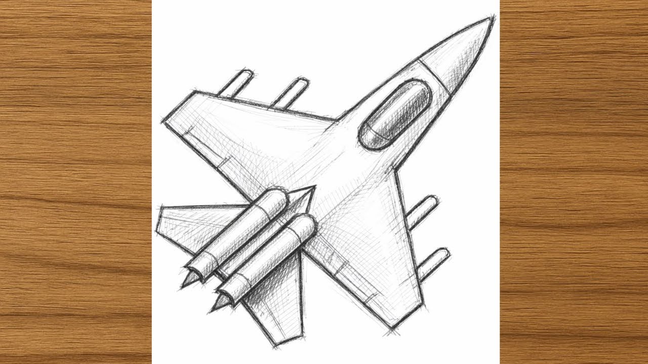 Drew a Fighter Jet Without Erasing… You Won’t Expect the Ending