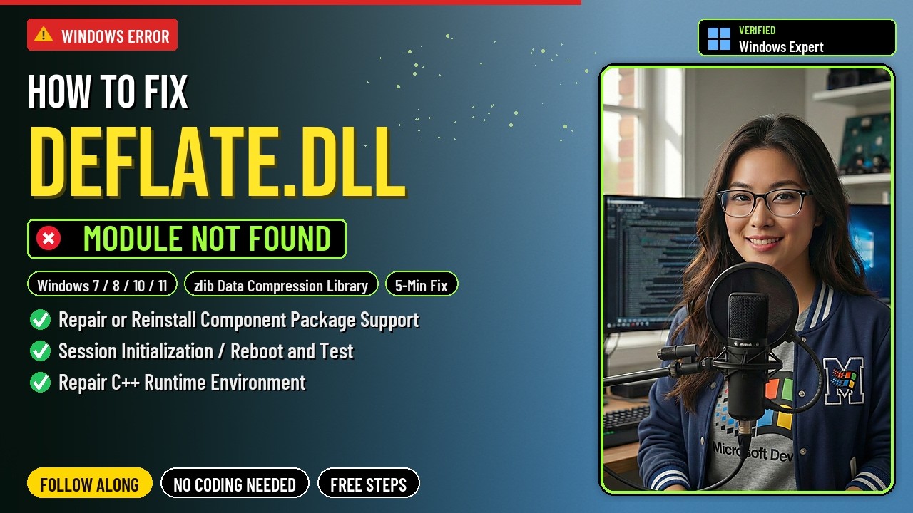 deflate.dll Not Found? Restore Data Sync!
