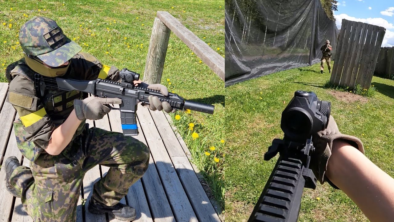 GBBR Domination in the Heat (airsoft gameplay)