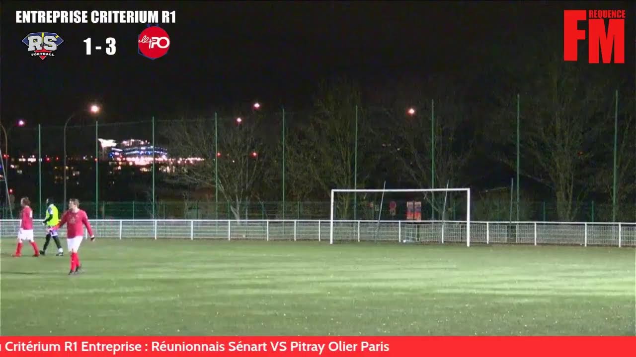 Critérium R1 Entreprise : Réunionnais Sénart VS Pitray Olier Paris