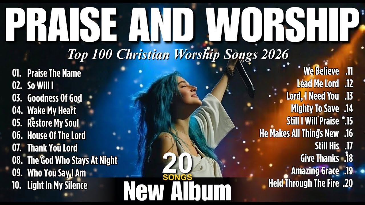 Praise and Worship, Christian Gospel, Hillsong Worship Inspired, Goodness of God, Thank you Lord etc