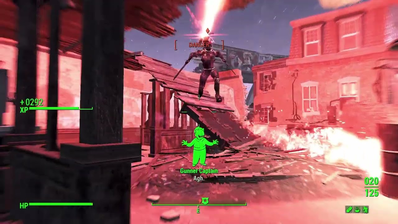 Gunner Assaultron Dominator turns on its masters (Fallout 4)