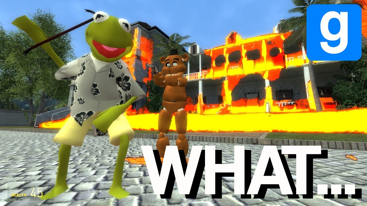 ЭТОТ БЕЗУМНЫЙ МОД... ЛАВА + ВОДА - Garry's mod Sandbox