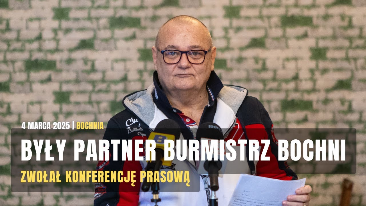 Były partner burmistrz Bochni zwołał konferencję prasową [04.03.2025]