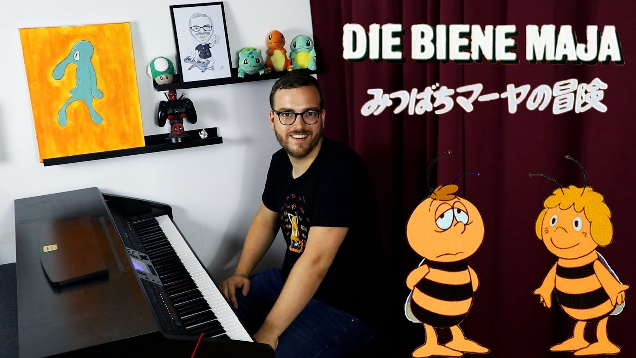 Maya the Honey Bee (German intro) – Piano Cover