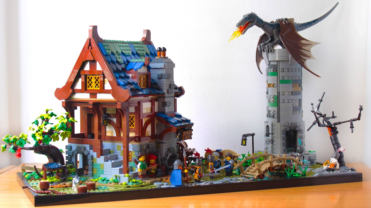 LEGO Medieval Blacksmith but EXPANDED