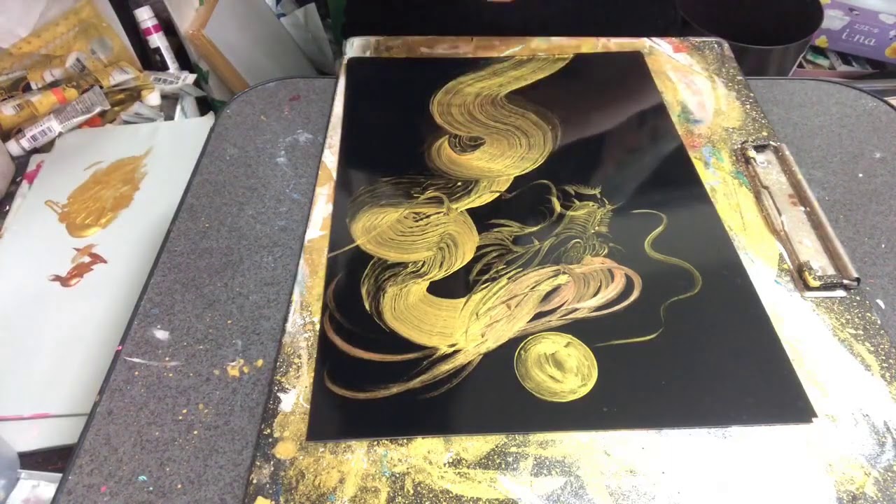 女流一筆龍絵師　運気が上がります