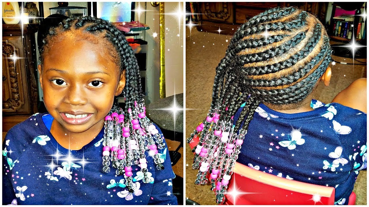 Little Girls Side Braids