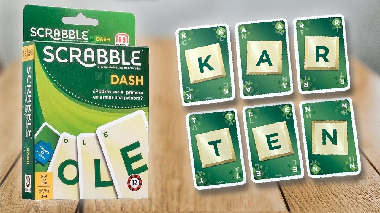 SCRABBLE KARTEN DASH / POCKET - Spielregeln TV (Spielanleitung Deutsch) - Mattel