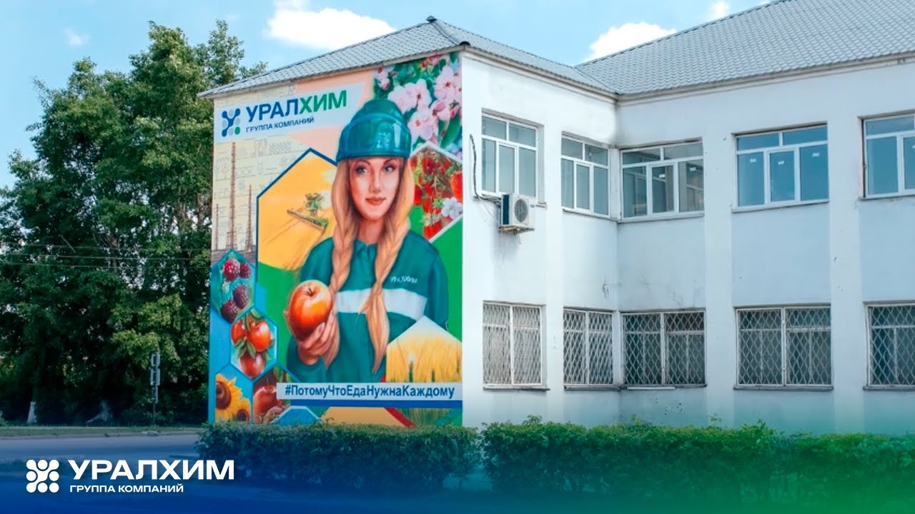 Уникальный рисунок появился на здании в подмосковном Воскресенске