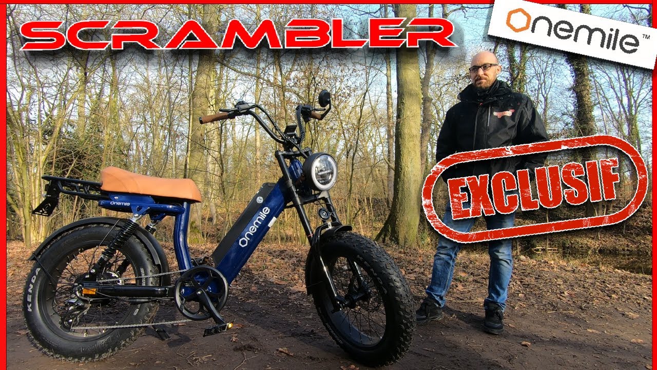 Speed bike ! Je vous présente en exclusivité le scrambler de chez onemile, une dinguerie !
