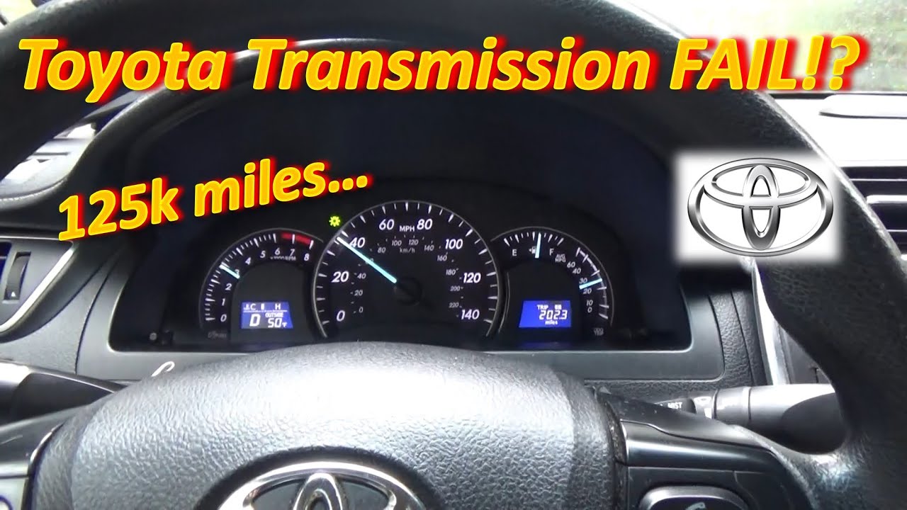 Toyota Transmission FAIL at 125k?! (P2714; U760E)